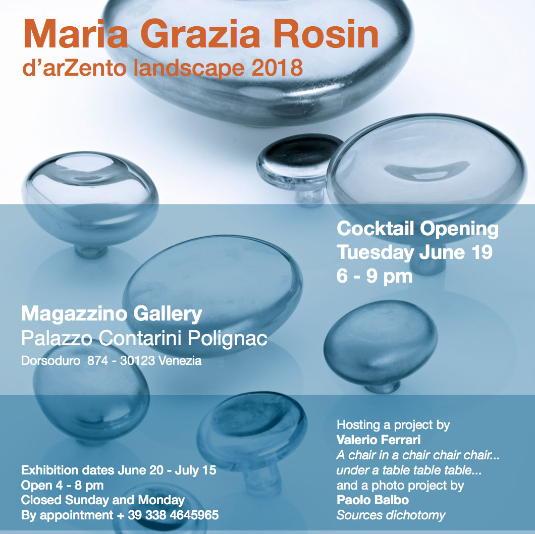 Maria Grazia Rosin, 19 June -15 July 2018